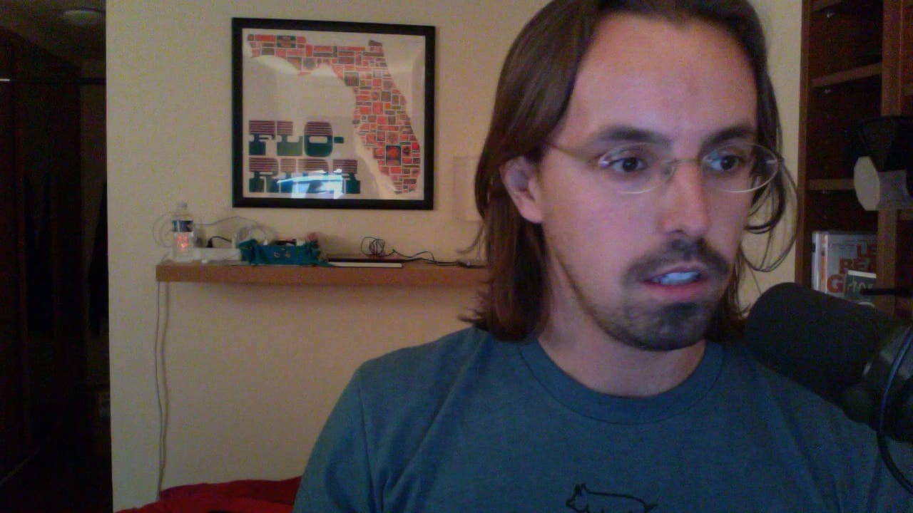 Screen capture of the output of a Logitech C920 webcam shot with ambient lighting behind my monitor.